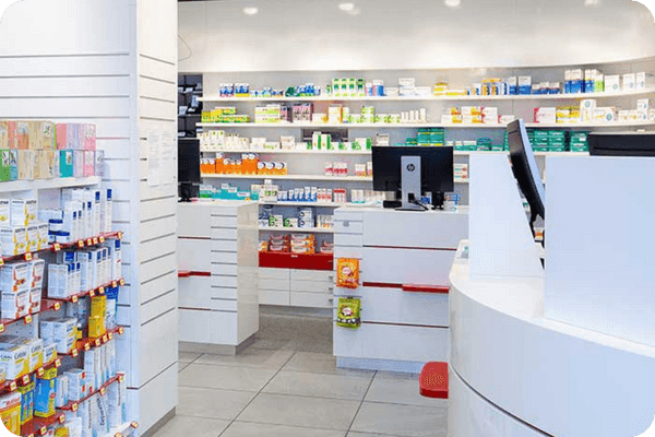 Innenansicht der Preussen Apotheke